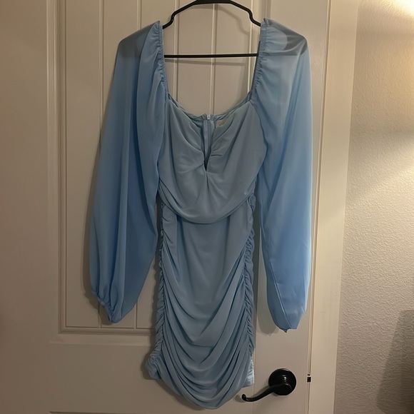 Hello Molly Wings in the Sky Dress Light Blue - Picture 2 of 4